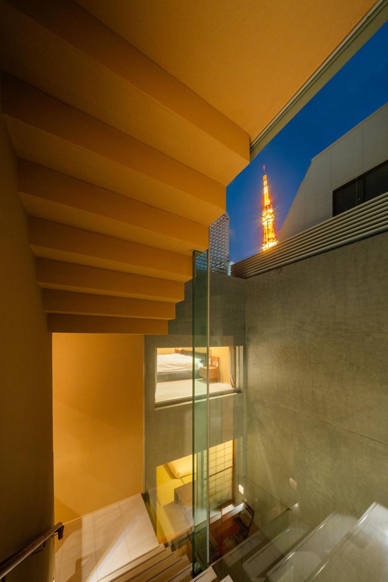 Azabu Modern House The Tokyo Tower Can Be Seen From The Villa 500M2 Экстерьер фото