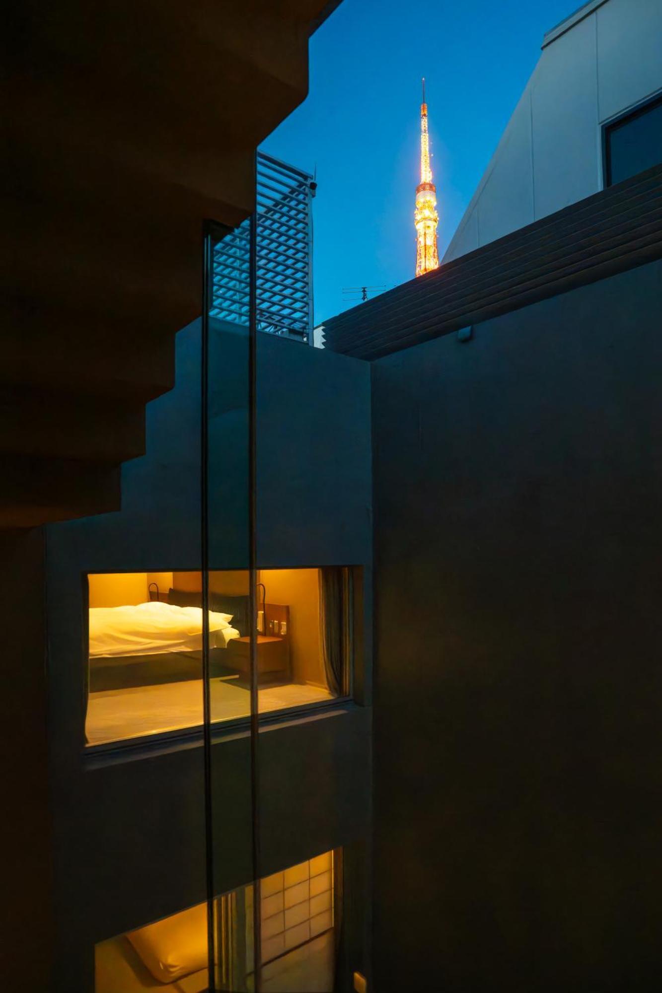 Azabu Modern House The Tokyo Tower Can Be Seen From The Villa 500M2 Экстерьер фото
